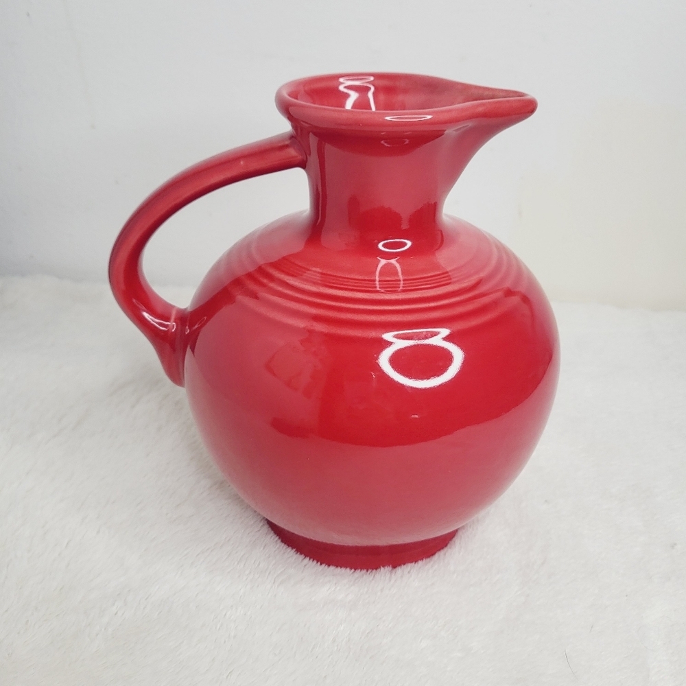 Fiesta Red Ball Pitcher - Picture 4 of 10